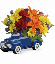 Vintage Ford Pickup Bouquet by Teleflora from McIntire Florist in Fulton, Missouri